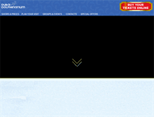 Tablet Screenshot of dubaidolphinarium.ae